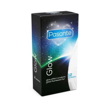 Prezerwatywy świecące w ciemności Pasante Glow 12 szt