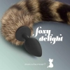 Korek analny silikonowy z ogonem Crushious 36 cm