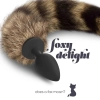 Korek analny silikonowy z ogonem Crushious 36 cm
