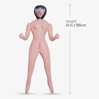 Lalka dmuchana Crushious Paola Nauczycielka z masturbatorem 155 cm