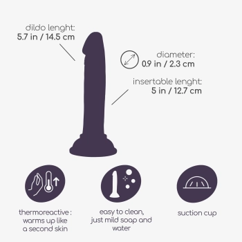 Dildo realistyczne Crushious Stan PVC 14 5 cm