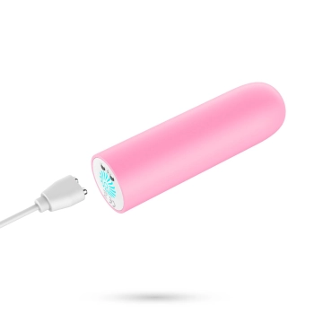 Mini wibrator Quackers Crushious różowy USB 8,6 cm