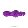 Wibrator punktu G Crushious Wrangler z posuwem i ssaniem USB 23 cm
