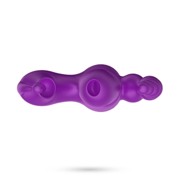 Wibrator punktu G Crushious Wrangler z posuwem i ssaniem USB 23 cm