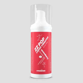Płyn wibrujący Crushious ZZ Pop truskawkowy 30 ml