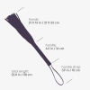 Pejcz dziewięcioogonowy Crushious Floggy czarny 58 cm
