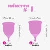 Kubeczek menstruacyjny Minerva Crushious S L z woreczkiem