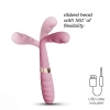 Wibrator punktu G Crushious Pixie dualny USB 20 cm