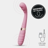 Wibrator punktu G Crushious Pixie dualny USB 20 cm