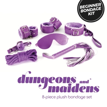 Zestaw BDSM Crushious Dungeons & Maidens fioletowy