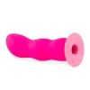 Strapon falowany silikonowy Crushious Snapper różowy 12,5 cm