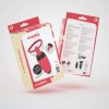 Stymulator z ssaniem i wibrującymi językami Crushious Scarlet USB