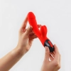 Wibrator króliczek Crushious Dare Dong silikonowy USB 20 cm