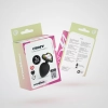 Silikonowy korek analny Crushious Cuore mały z 4 kryształkami 7cm