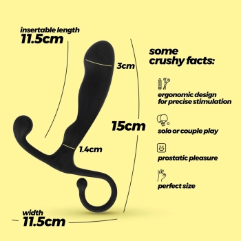 Masażer prostaty Crushious P Baba ABS 15 cm