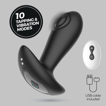 Masażer prostaty Octo z pilotem Crushious USB 12 cm