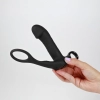 Masażer prostaty Crushious Magoo z pierścieniem i pilotem USB 14 cm