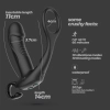 Masażer prostaty Crushious Magoo z pierścieniem i pilotem USB 14 cm