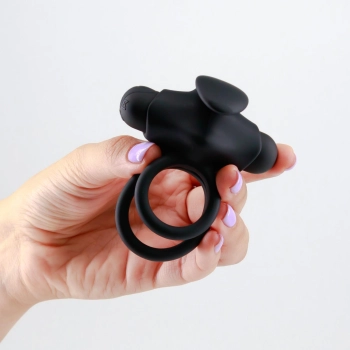 Pierścień wibrujący Thumper Crushious podwójny z pilotem USB