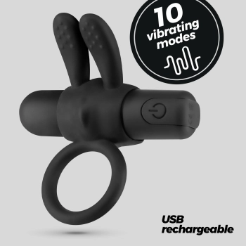 Pierścień erekcyjny wibrujący Crushious Wonka silikonowy USB 7,8 cm
