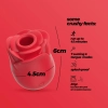 Stymulator łechtaczki z językiem Crushious Rosita silikonowy USB 6 cm