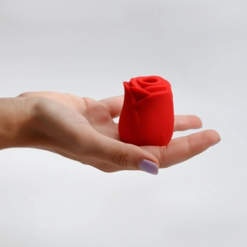 Stymulator łechtaczki z językiem Crushious Rosita silikonowy USB 6 cm