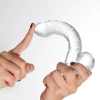 Dildo analne Crushious Hudini żelowe transparentne 17,5 cm