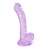 Dildo analne żelowe Crushious Hudini fioletowe 17,5 cm