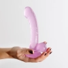 Dildo analne żelowe Crushious Hudini fioletowe 17,5 cm