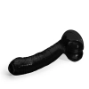 Dildo żelowe Crushious Hudini analne czarny 17 5 cm