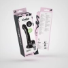 Dildo żelowe Crushious Hudini analne czarny 17 5 cm