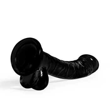 Dildo żelowe Crushious Hudini analne czarny 17 5 cm