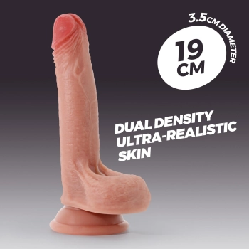 Dildo realistyczne Crushious Inviktus silikonowe 19 cm