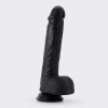 Dildo realistyczne silikonowe Inviktus Crushious 22 cm czarny