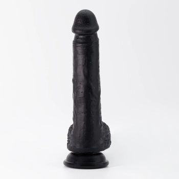Dildo realistyczne silikonowe Inviktus Crushious 22 cm czarny