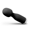 Mini wibrator wand Crushious Wanderlust czarny USB 15 cm