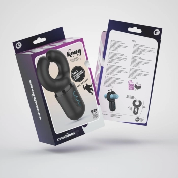 Masturbator z naciskiem Crushious Kong silikonowy USB 16 cm