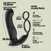 Masażer prostaty Crushious Erixos z pilotem silikonowy 16,5 cm