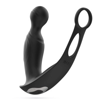 Masażer prostaty Crushious Flamma z pilotem 16 cm