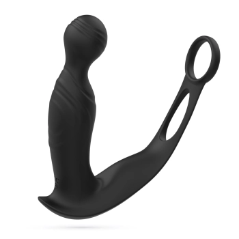 Masażer prostaty Crushious Flamma z pilotem 16 cm