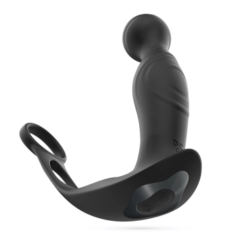 Masażer prostaty Crushious Flamma z pilotem 16 cm
