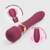 Masażer wibracyjny Jinx Crushious czerwone wino 21 cm