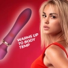 Masażer wibracyjny Jinx Crushious czerwone wino 21 cm