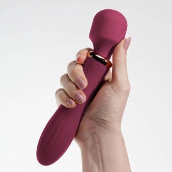 Masażer wibracyjny Jinx Crushious czerwone wino 21 cm