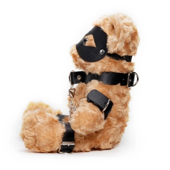 Miś bondage Crushito Crushious czarny 31 cm