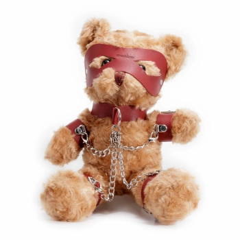 Miś bondage Crushito Crushious czerwony 31 cm