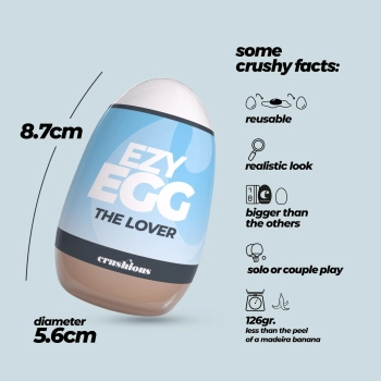 Masturbator jajko Crushious Ezy Egg The Lover 8,7 cm