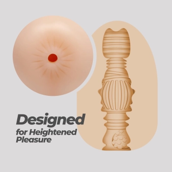 Masturbator analny Crushious Ezy Egg 8,7 cm