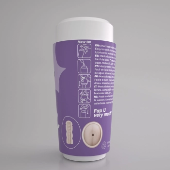 Masturbator analny przenośny Crushious Fappucino Hot Buns