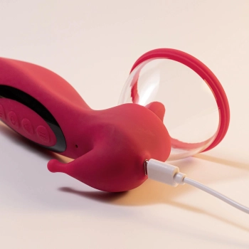 Stymulator ssący Crushious Saci silikonowy USB 17,7 cm
